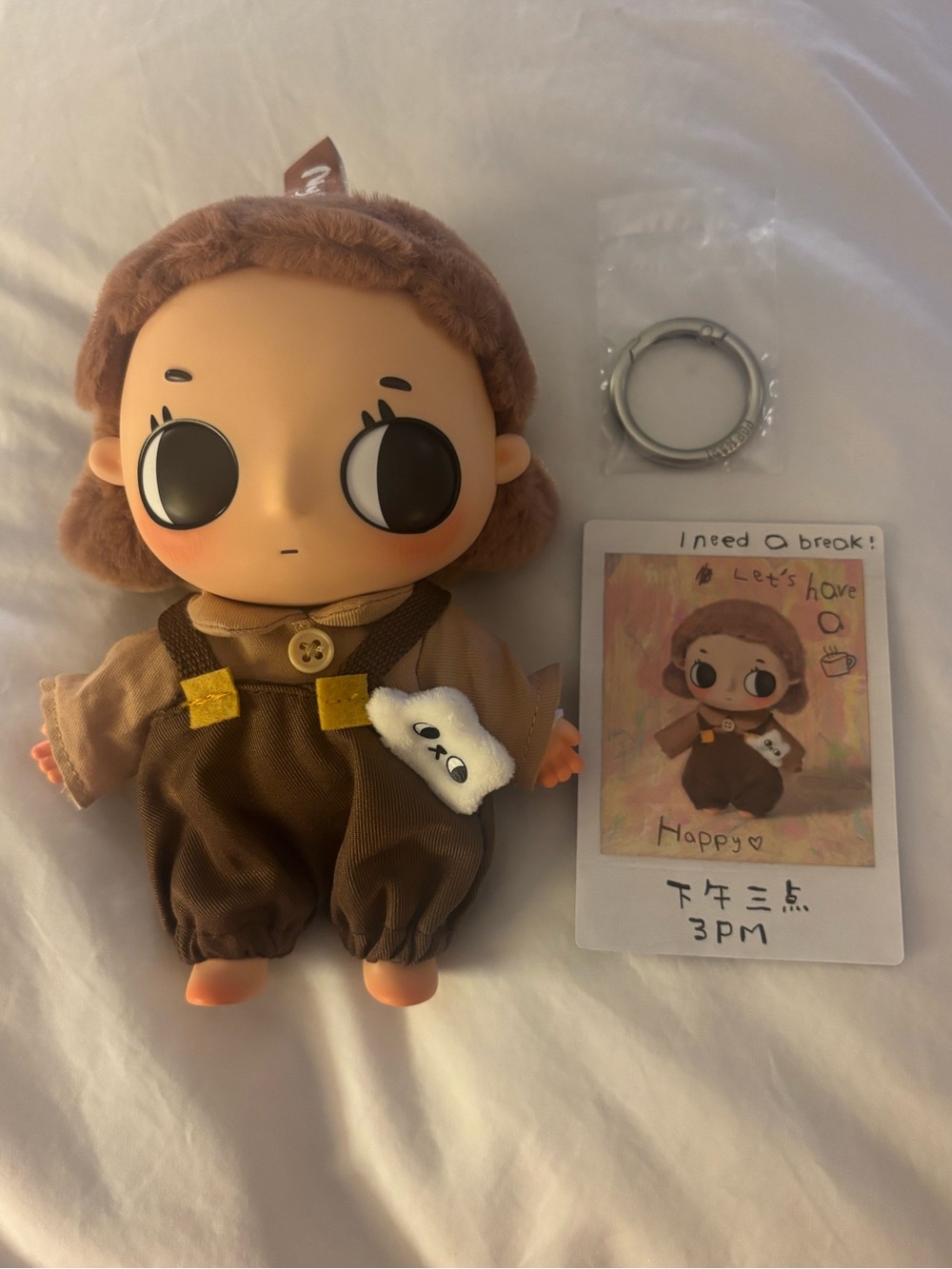 Popmart Nyota plush keychain 3PM